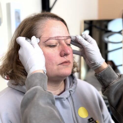Brow mapping Permanent makeup Portland oregon