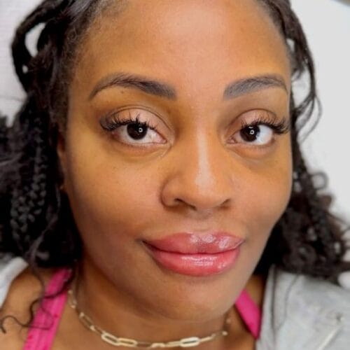 Aiesha Beasley Gets Lip Blush at DAELA Scottsdale