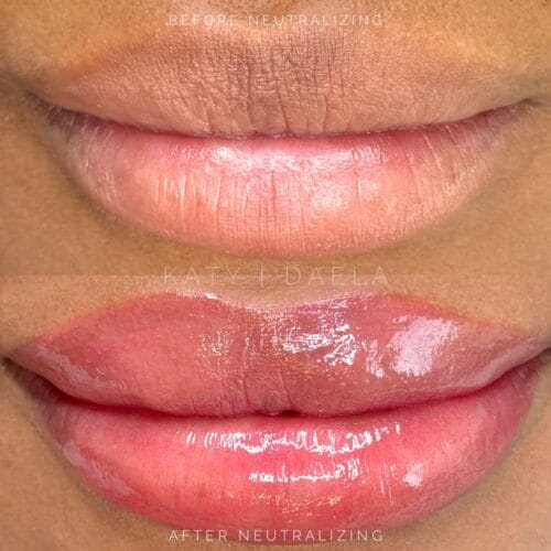 Aiesha Beasley Gets Lip Blush at DAELA Scottsdale