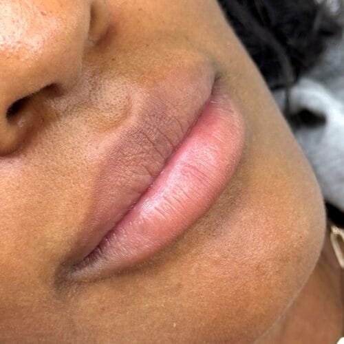 Aiesha Beasley Gets Lip Blush at DAELA Scottsdale