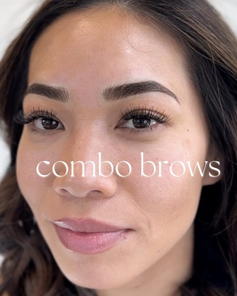 Combo brows at DAELA Scottsdale