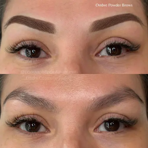Ombre Powder brows at DAELA Cosmetic Tattoo