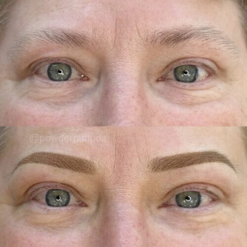 Ombre Powder Brows in Vancouver at DAELA