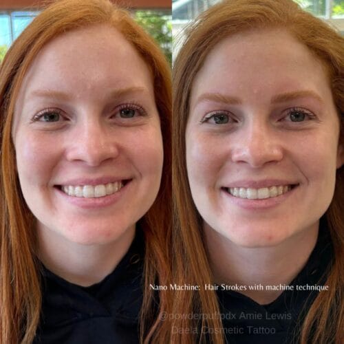 Ombre Powder Brows in Vancouver at DAELA