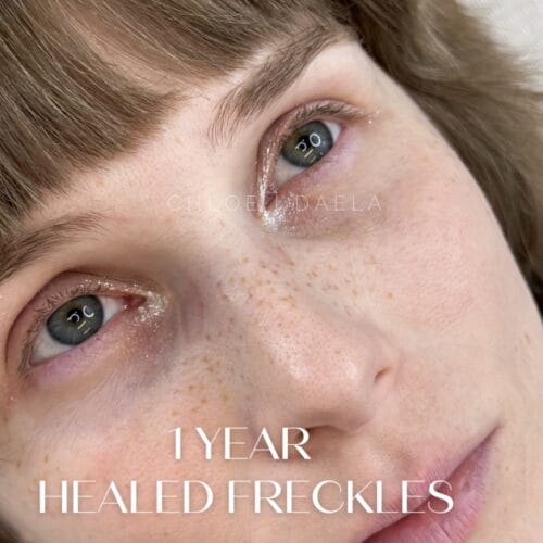 Watercolor Faux Freckles