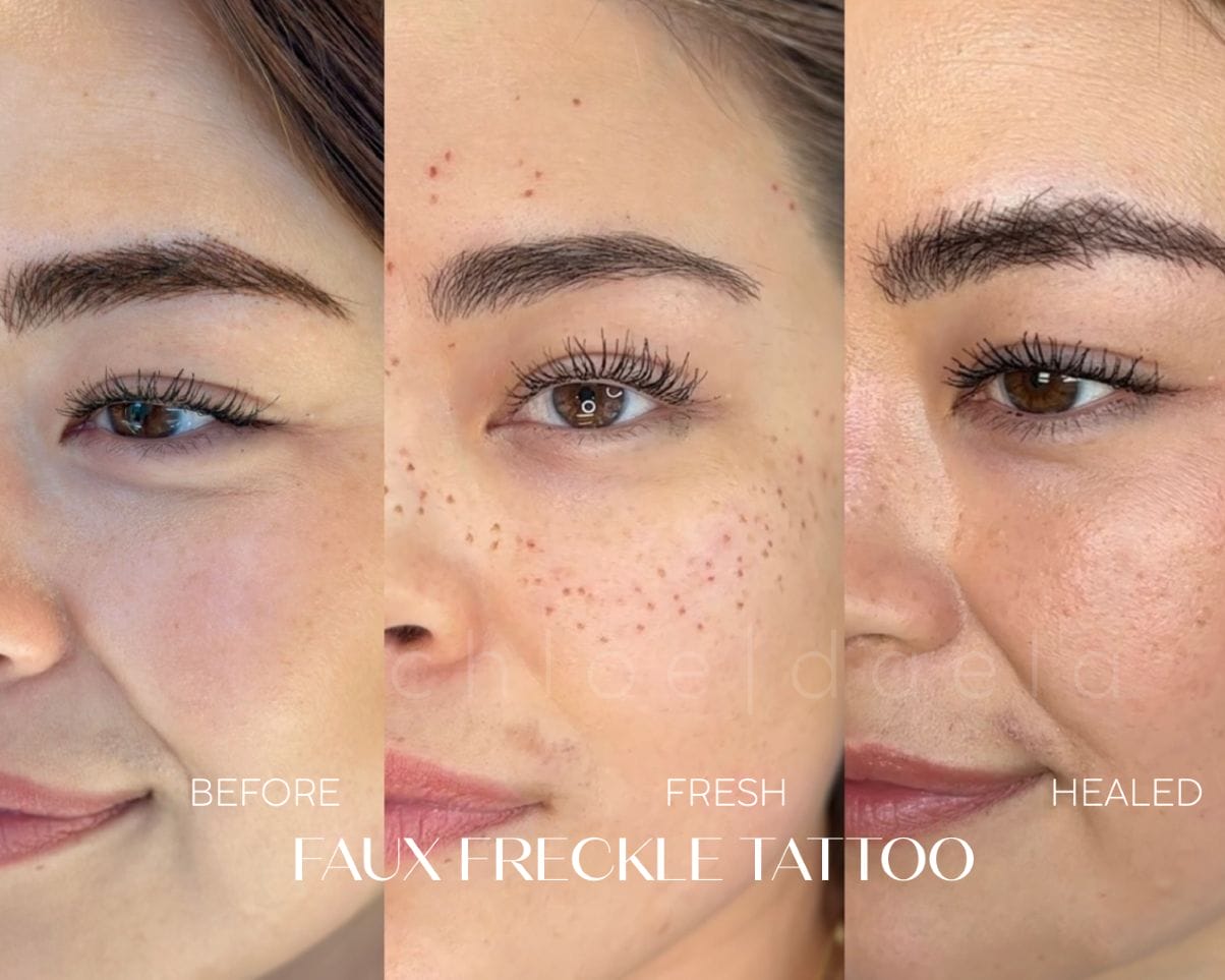 Watercolor Faux Freckles Daela