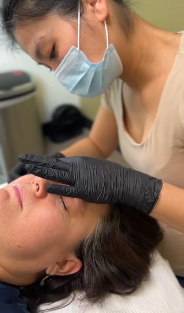 Working on clients at DAELA Scottsdale