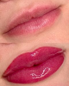 Color Matching Lipstick to Lip Blush Tattoo at DAELA