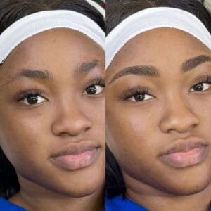 Microblading using nano needles at DAELA Scottsdale by Haley Wight