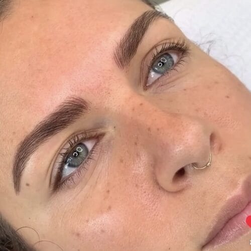 Microblading using nano needles at DAELA Scottsdale by Haley Wight
