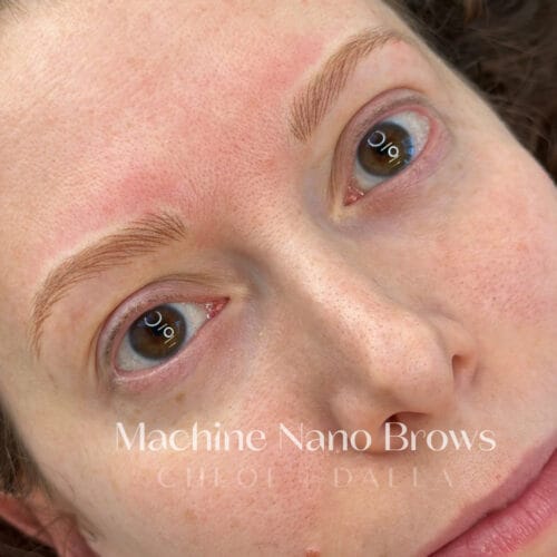 Machine Nano Brows for Redheads