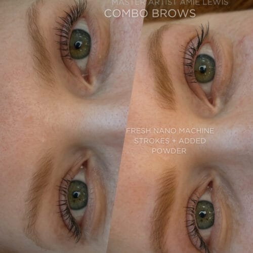 Brow tattoos for readheads at DAELA