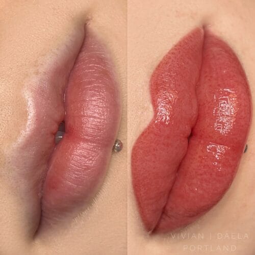 Lip Blush Tattoo at DAELA Cosmetic Tattoo