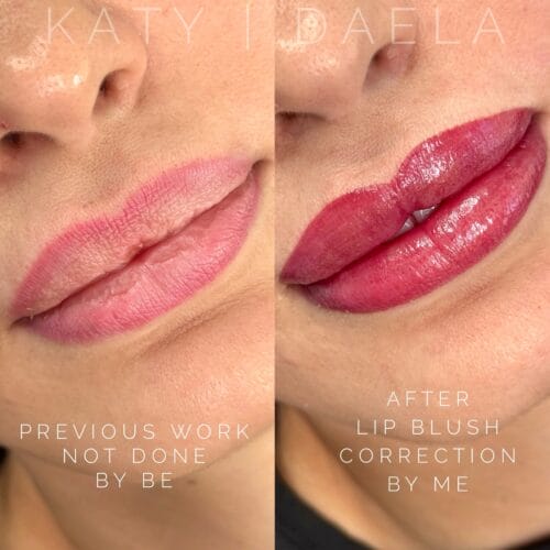 lip tattoo in Scottsdale at DAELA