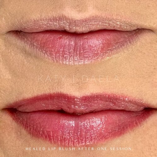 Lip Shaping for Lip Blush by Katy at DAELA Scottsdale