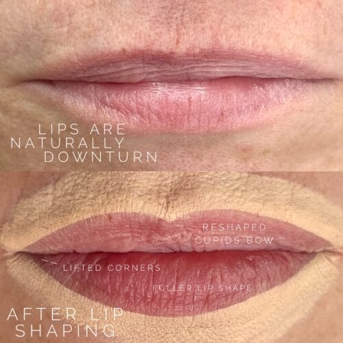 Lip Shaping for Lip Blush by Katy at DAELA Scottsdale